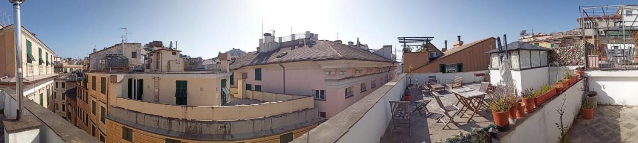 Doge Grimaldi - Davanti All'Acquario - Grande Terrazza Privata - Palazzo Nobiliare Storico Genua Exterior foto