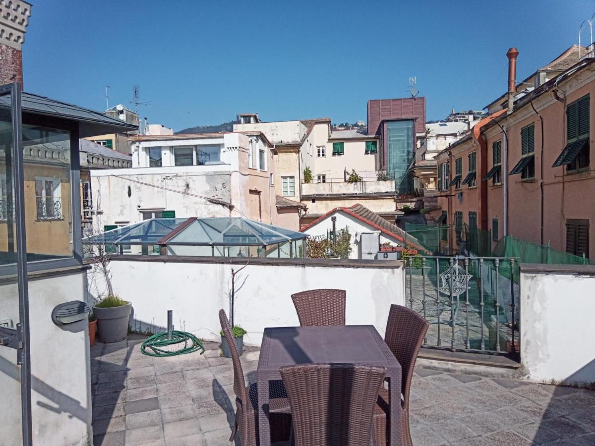 Doge Grimaldi - Davanti All'Acquario - Grande Terrazza Privata - Palazzo Nobiliare Storico Genua Exterior foto